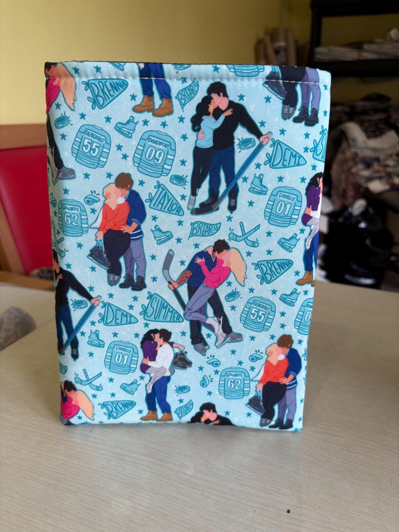 Campus couples bookish book sleeve book jacket booksleeve