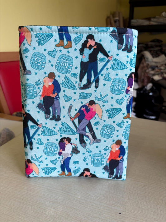 Campus couples bookish book sleeve book jacket booksleeve