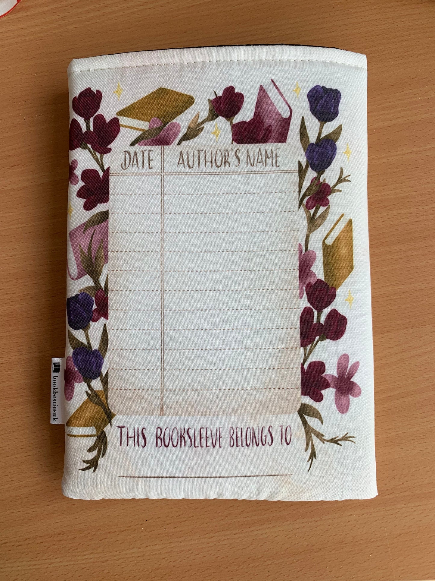 Book signing bookbestie book sleeve padded and lined 2 sizes **exclusive** book jackets, fabric dust jackets