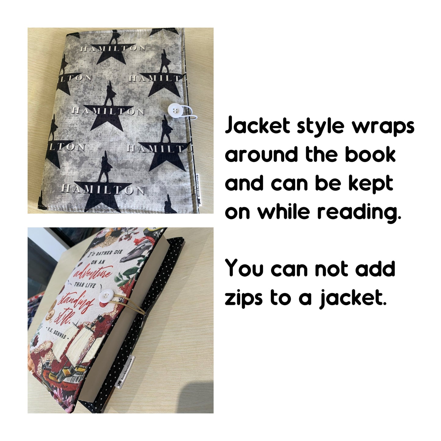 Floral super natural bookbestie book sleeve padded and lined book protector **2 sizes** book jackets, fabric dust jackets