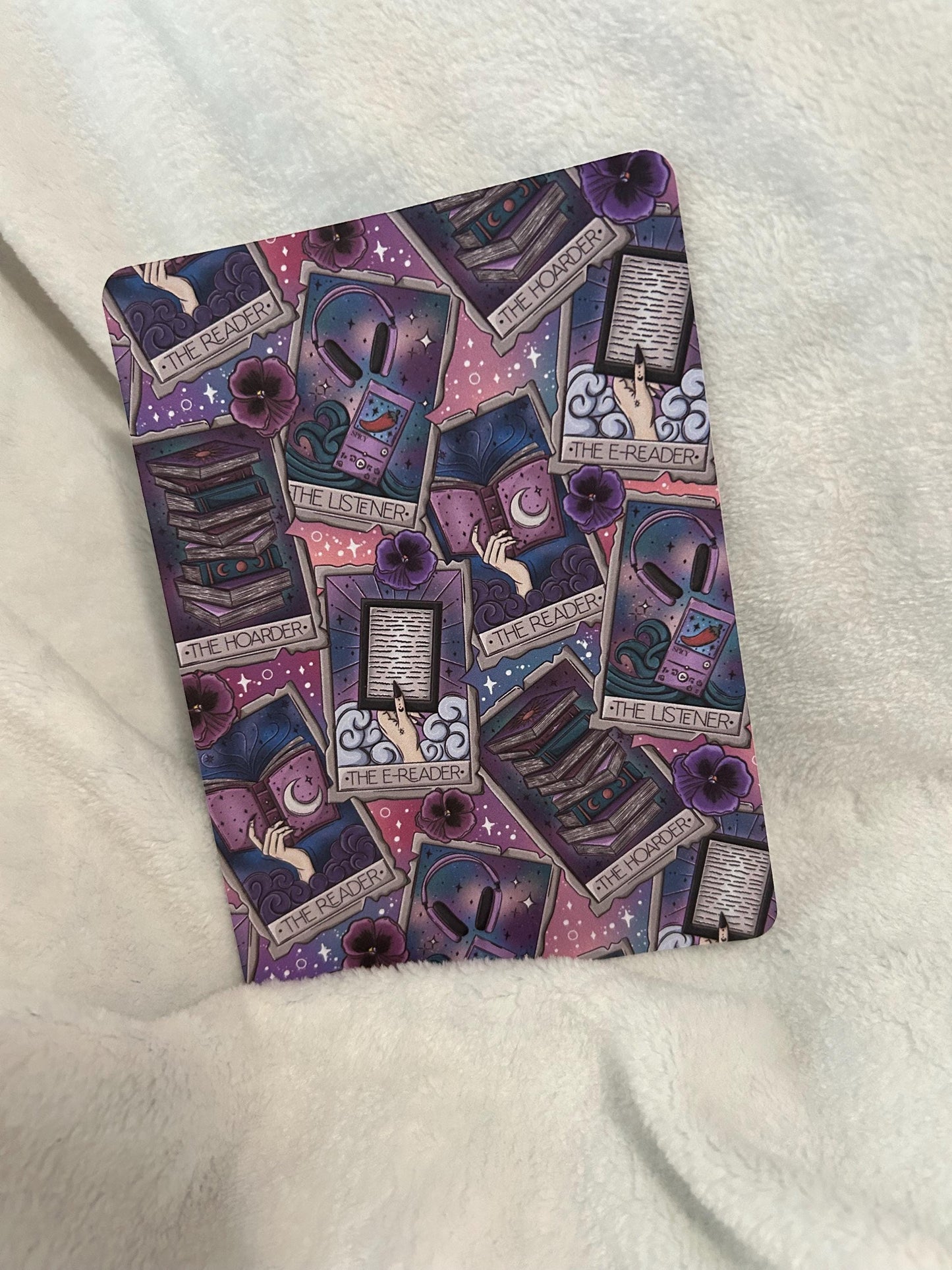 Tarot and Tomes kindle e reader insert card for clear case, kindle accessory decoration, kindle, paperwhite, oasis, scribe12th gen