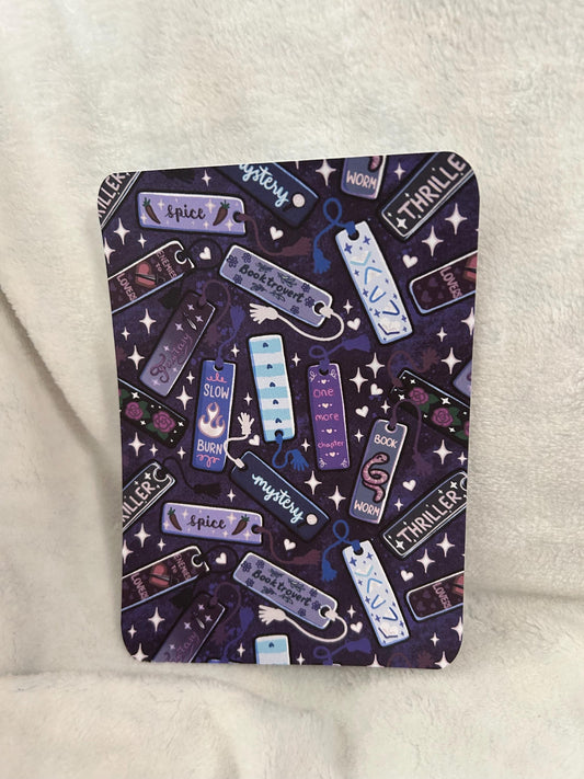 Bookmarks genres and tropes kindle e reader insert card for clear case, kindle accessory decoration, kindle, paperwhite, oasis, scribe