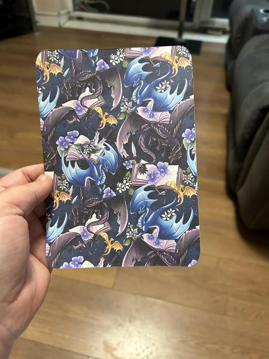 Book dragon kindle e reader insert card for clear case, kindle accessory decoration, kindle, paperwhite, oasis, scribe 11th gen, 10th g