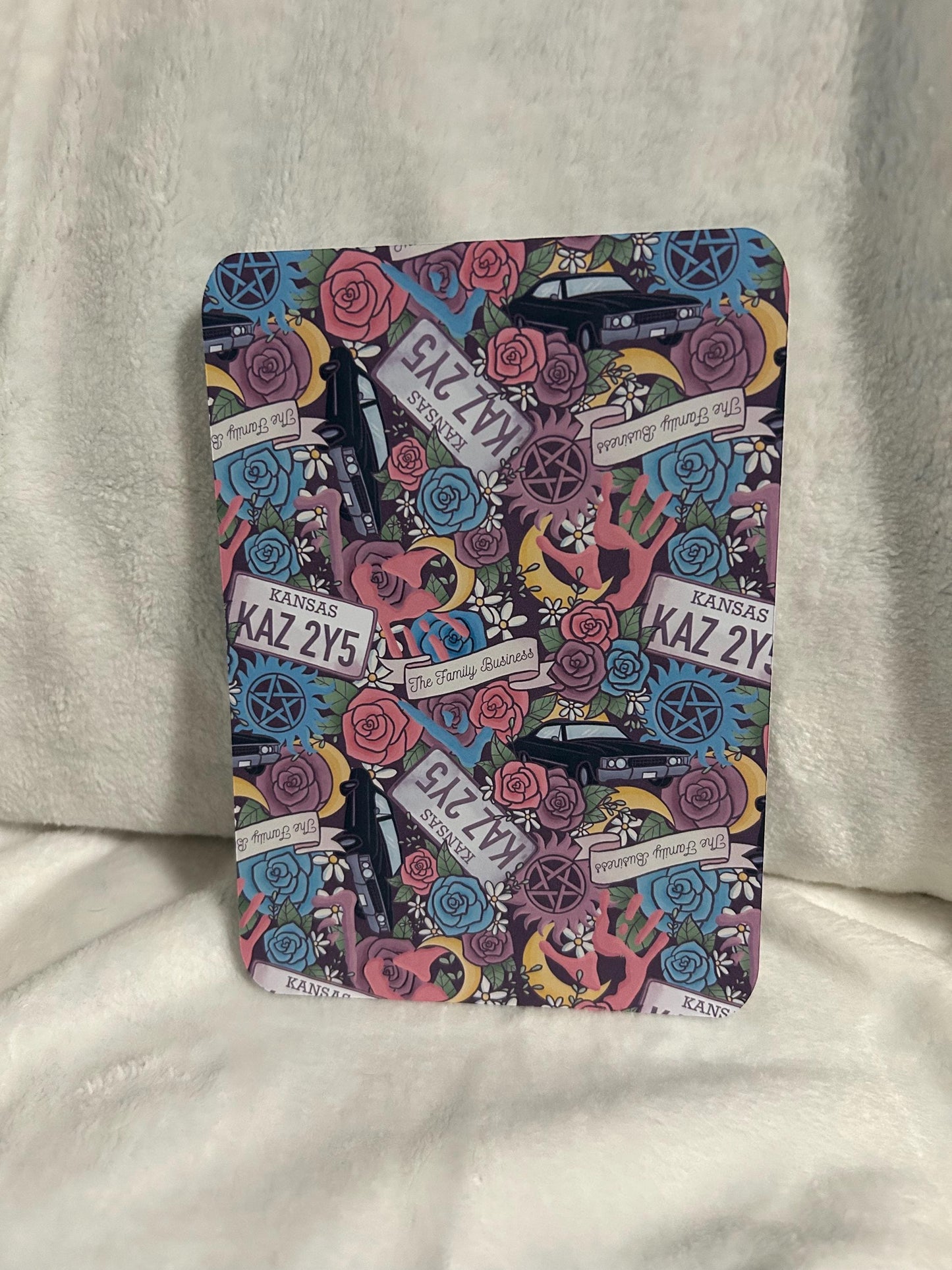 Kansas super natural family business kindle e reader insert for clear case, kindle accessory, kindle, paperwhite, oasis, scribe 10th 11th ge