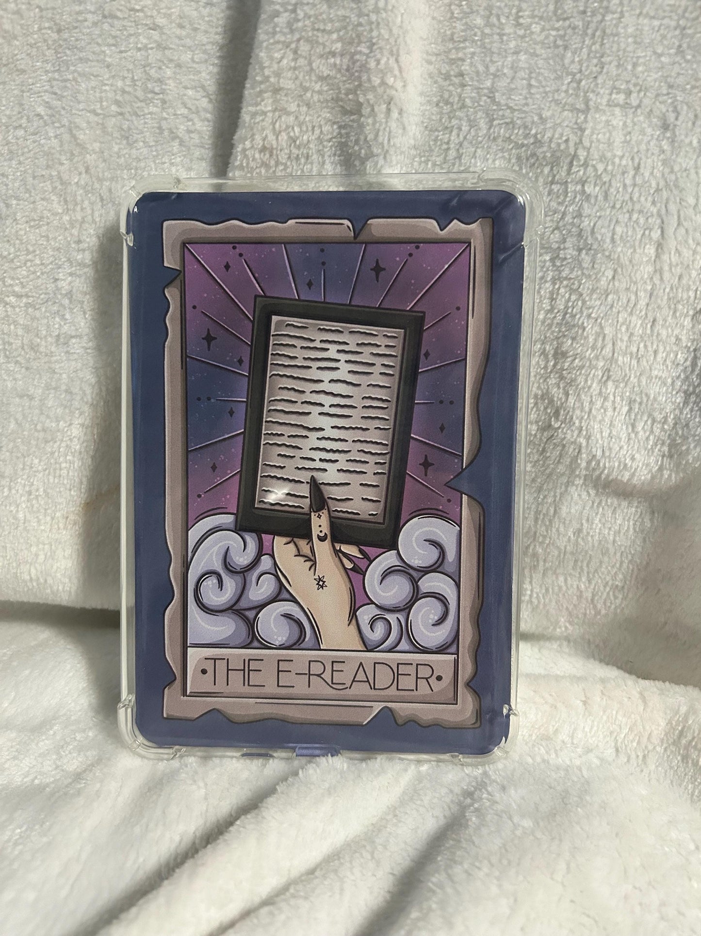 The e-reader tarot style kindle e reader insert card for clear case, kindle accessory accessories decoration, kindle, paperwhite, oasis