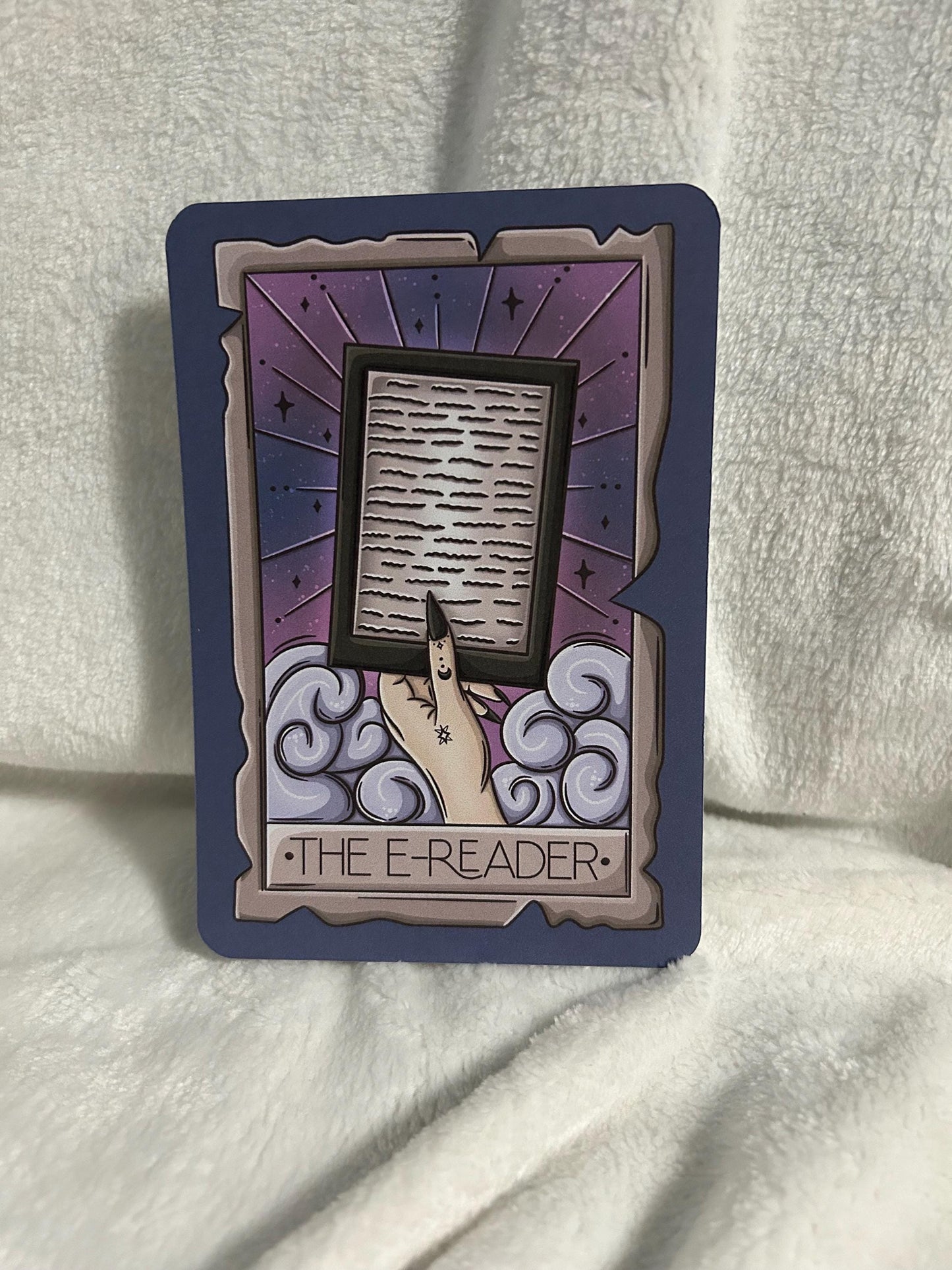 The e-reader tarot style kindle e reader insert card for clear case, kindle accessory accessories decoration, kindle, paperwhite, oasis