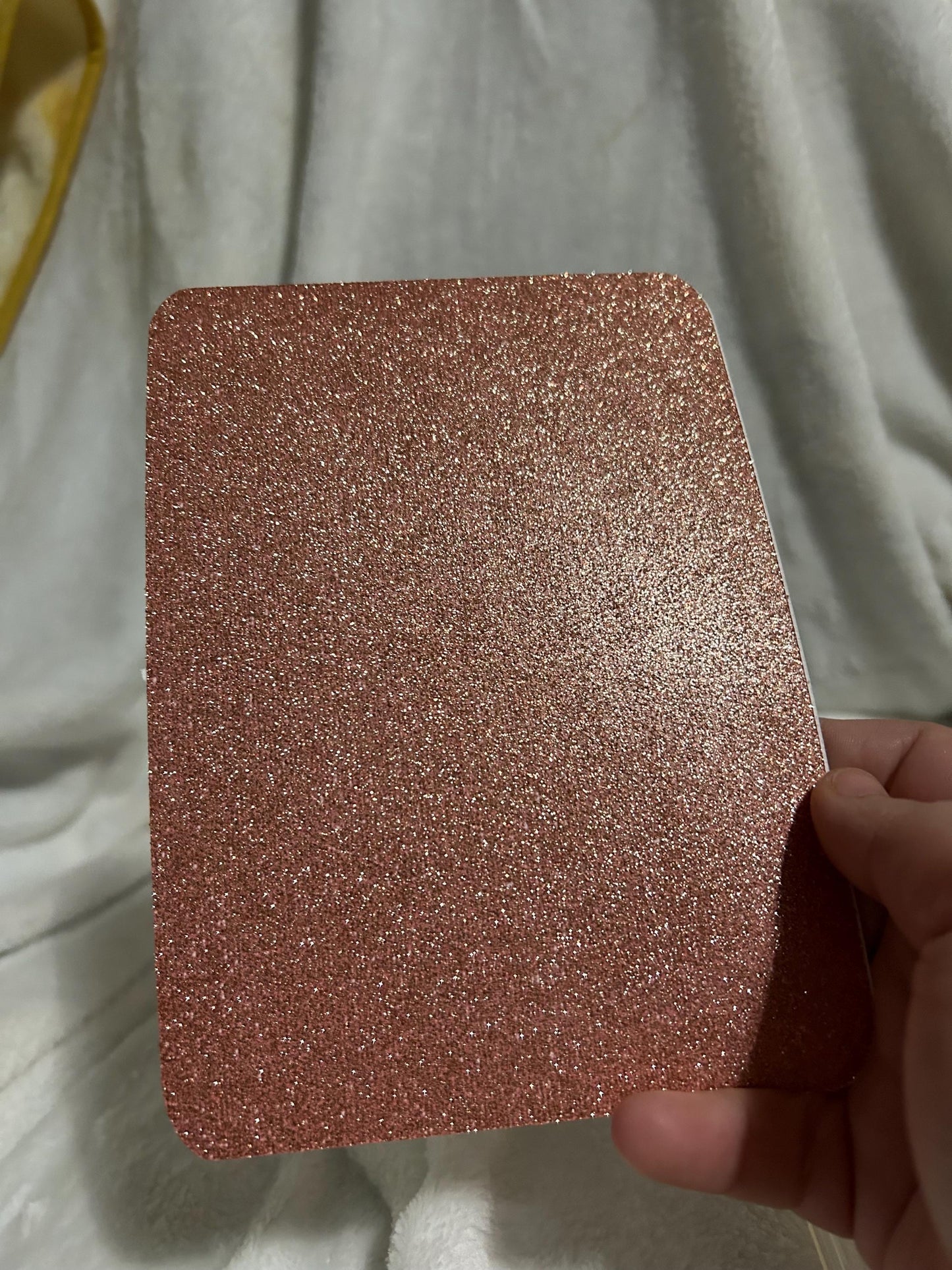 Champagne Sparkly glitter non shed kindle e reader insert for clear case, kindle accessory, kindle, paperwhite, oasis, scribe 10th 11th gen