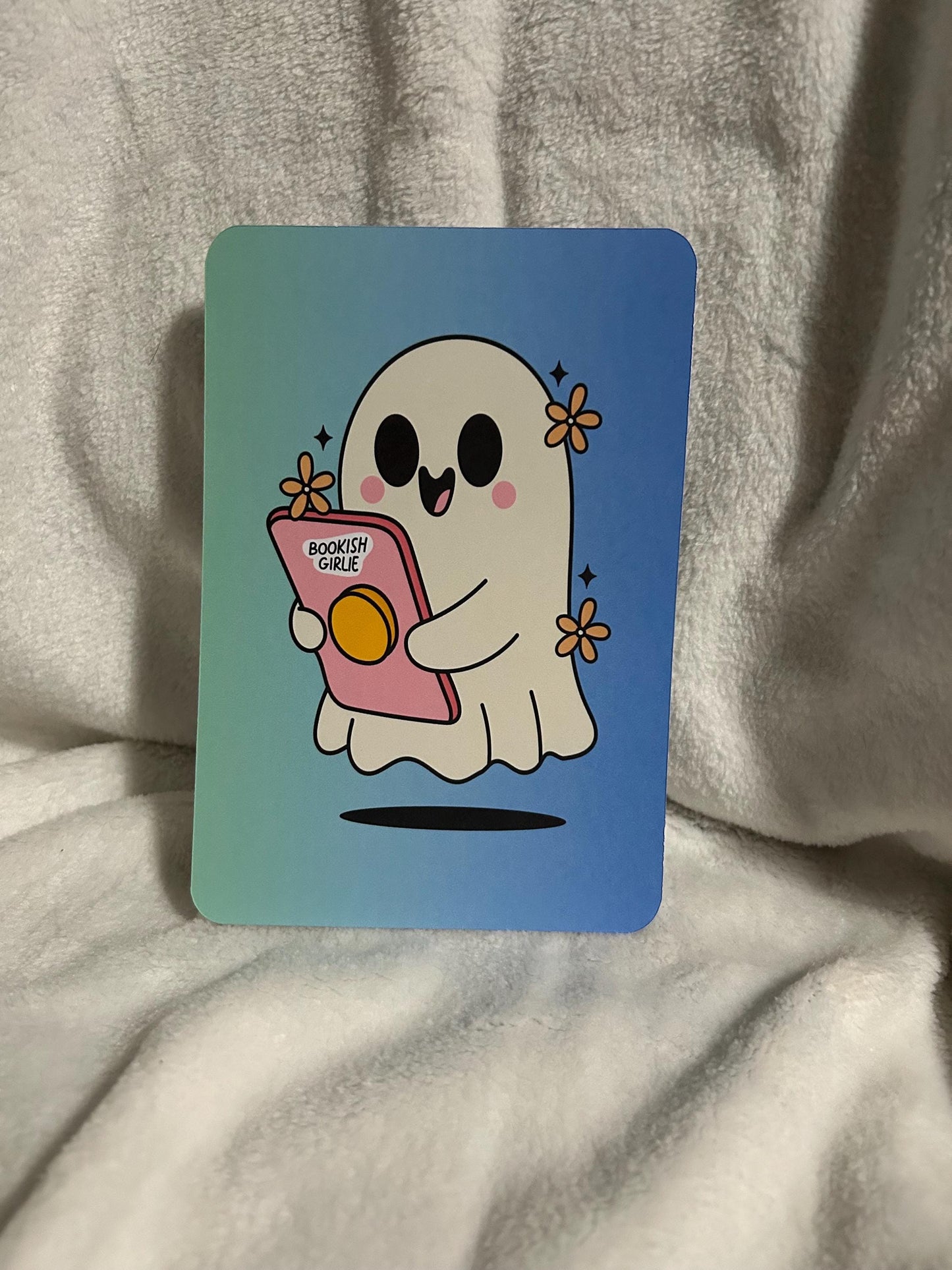 Kindle girlie ghost ombre kindle e reader insert card for clear case, kindle accessory decoration, kindle, paperwhite, oasis12th gen