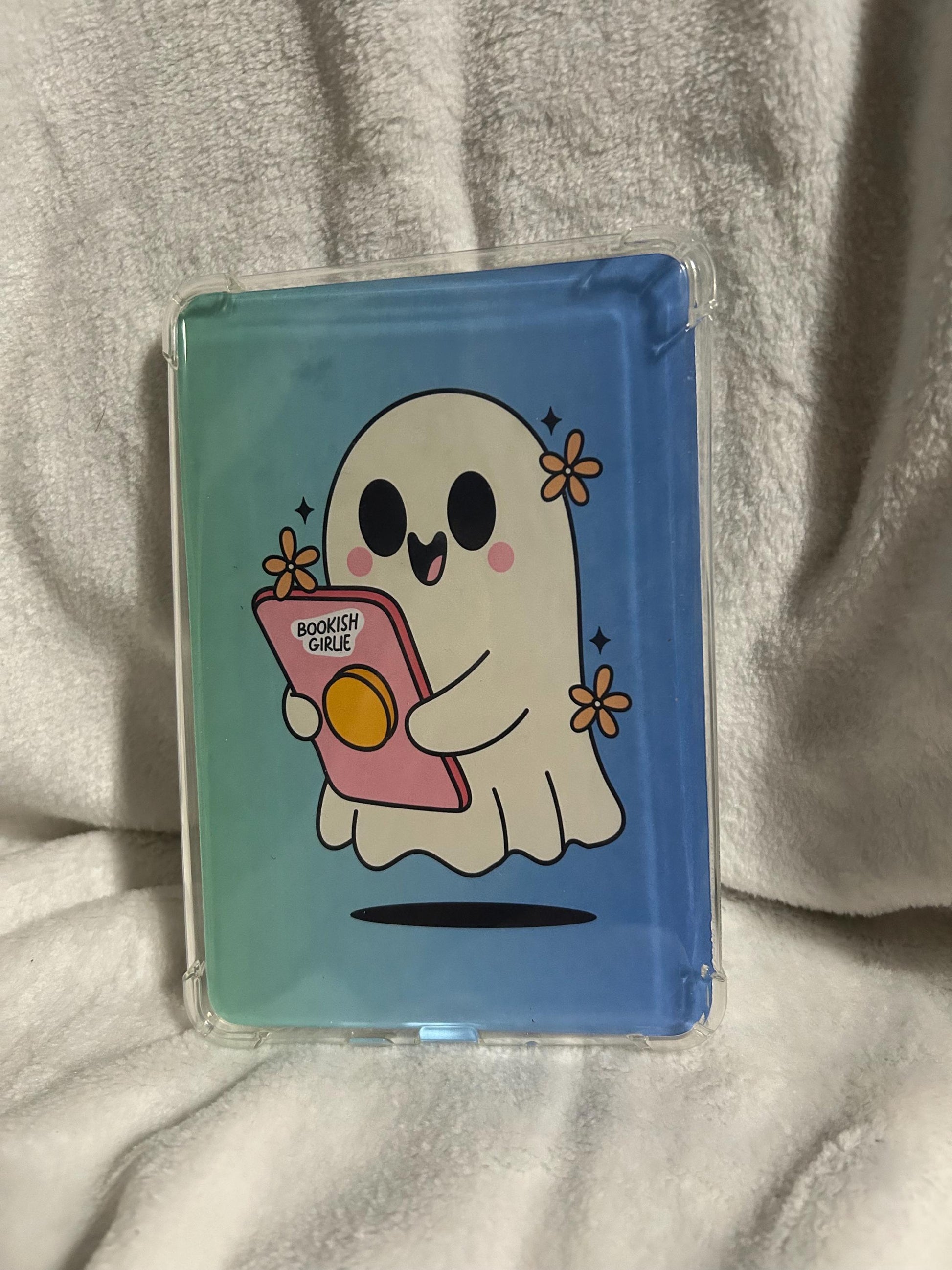 Kindle girlie ghost ombre kindle e reader insert card for clear case, kindle accessory decoration, kindle, paperwhite, oasis12th gen