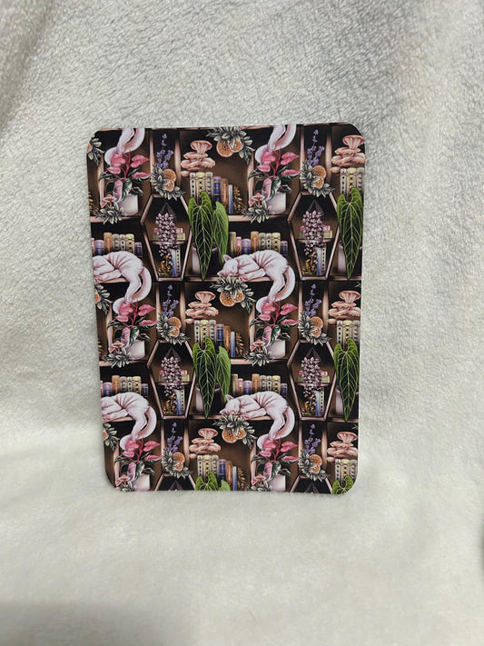 Cats on a bookshelf bookish kindle e reader insert for clear case, kindle accessory, kindle, paperwhite, oasis, scribe 10th 11th 12th gen