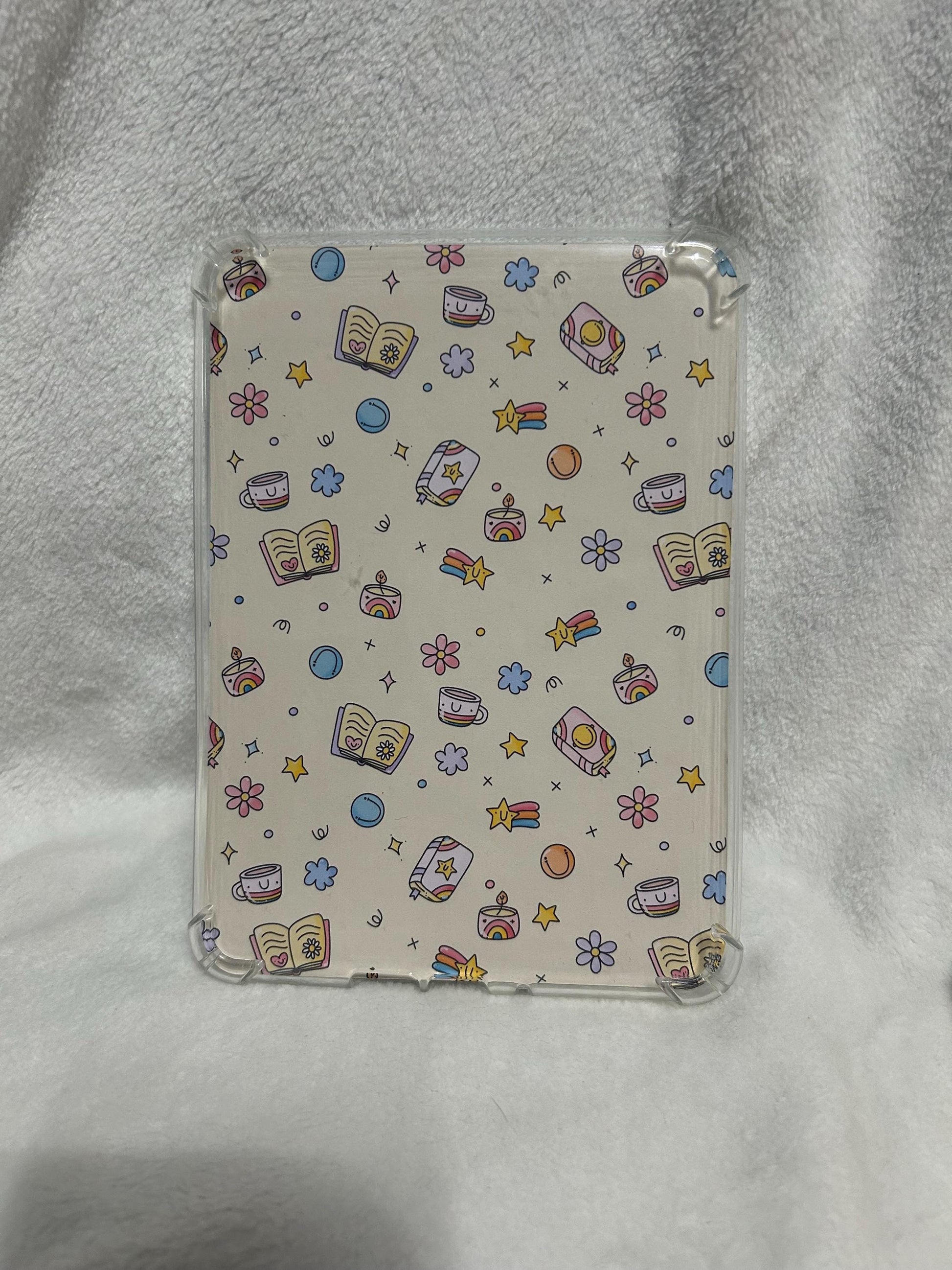 Books and coffee bookish kindle e reader insert for clear case, kindle accessory, kindle, paperwhite, oasis, scribe 10th 11th 12th gen