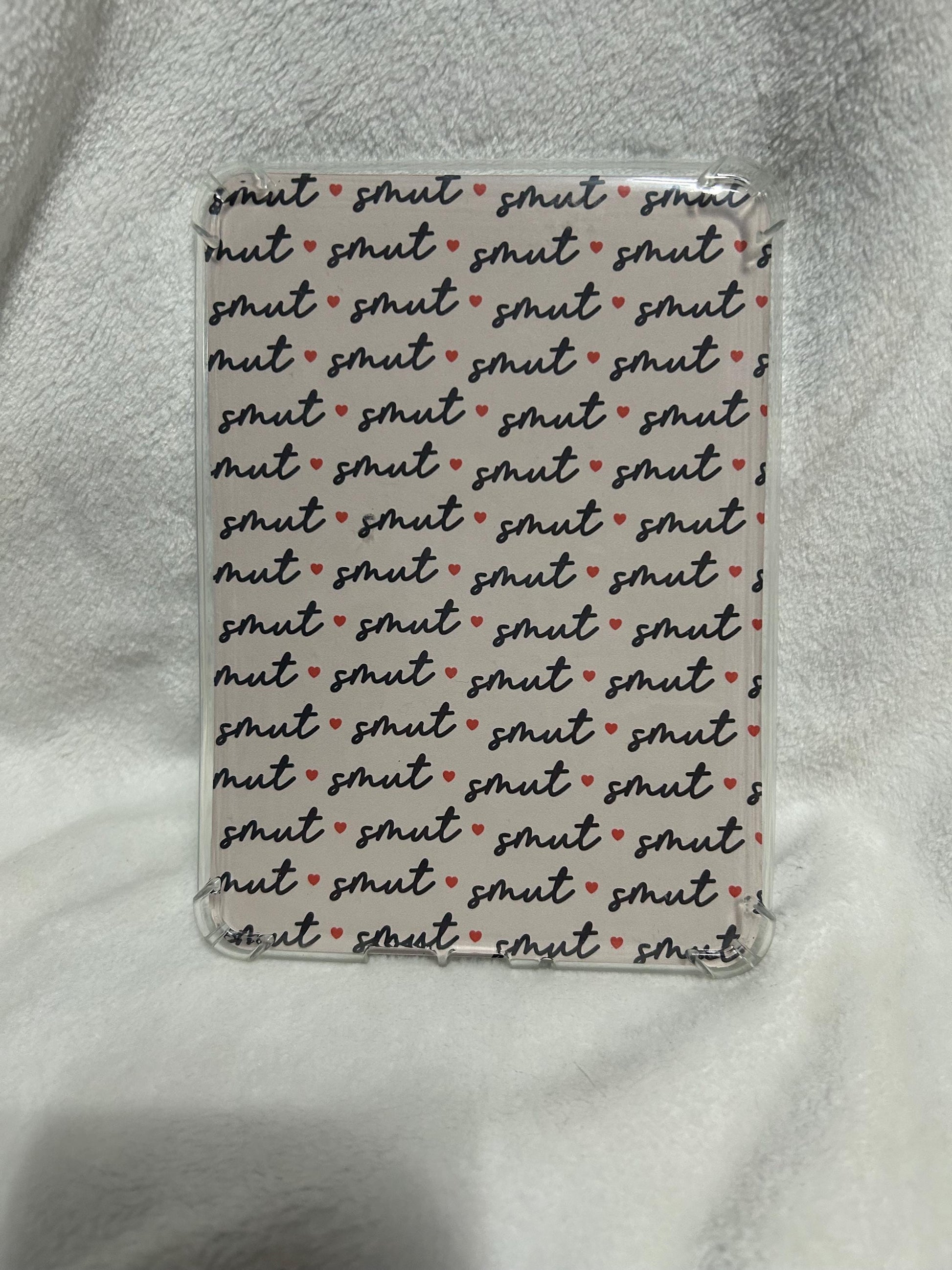 Just smut bookish kindle e reader insert for clear case, kindle accessory, kindle, paperwhite, oasis, scribe 10th 11th 12th gen