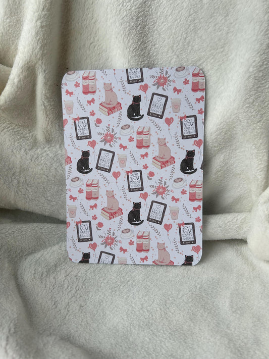 Love cats kindle e reader insert card for clear case, kindle accessory decoration, kindle, paperwhite, oasis, scribe 10th 11th gen