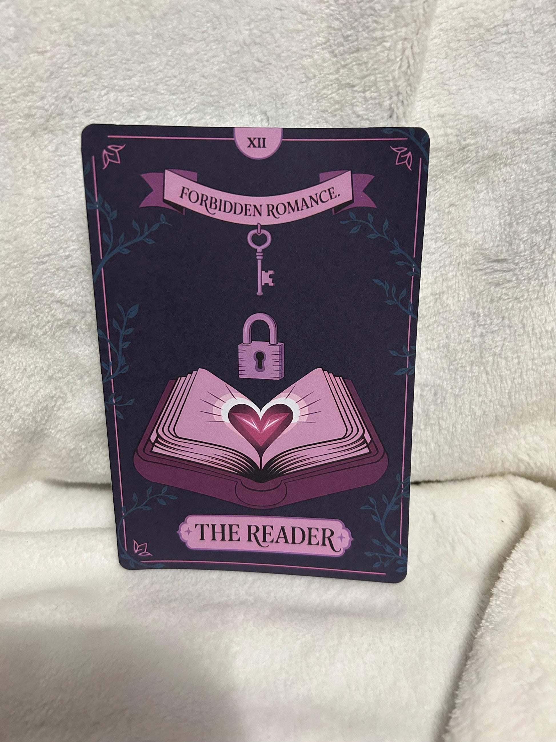 The reader tarot style kindle e reader insert card for clear case, kindle accessory decoration, kindle, paperwhite, oasis