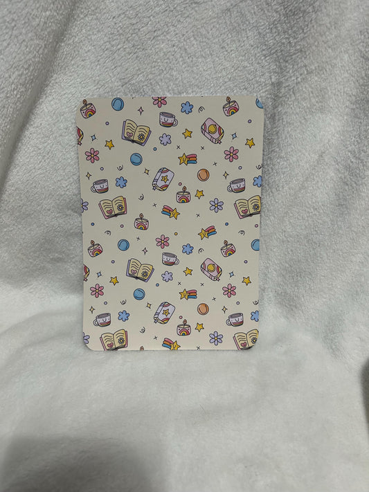 Books and coffee bookish kindle e reader insert for clear case, kindle accessory, kindle, paperwhite, oasis, scribe 10th 11th 12th gen