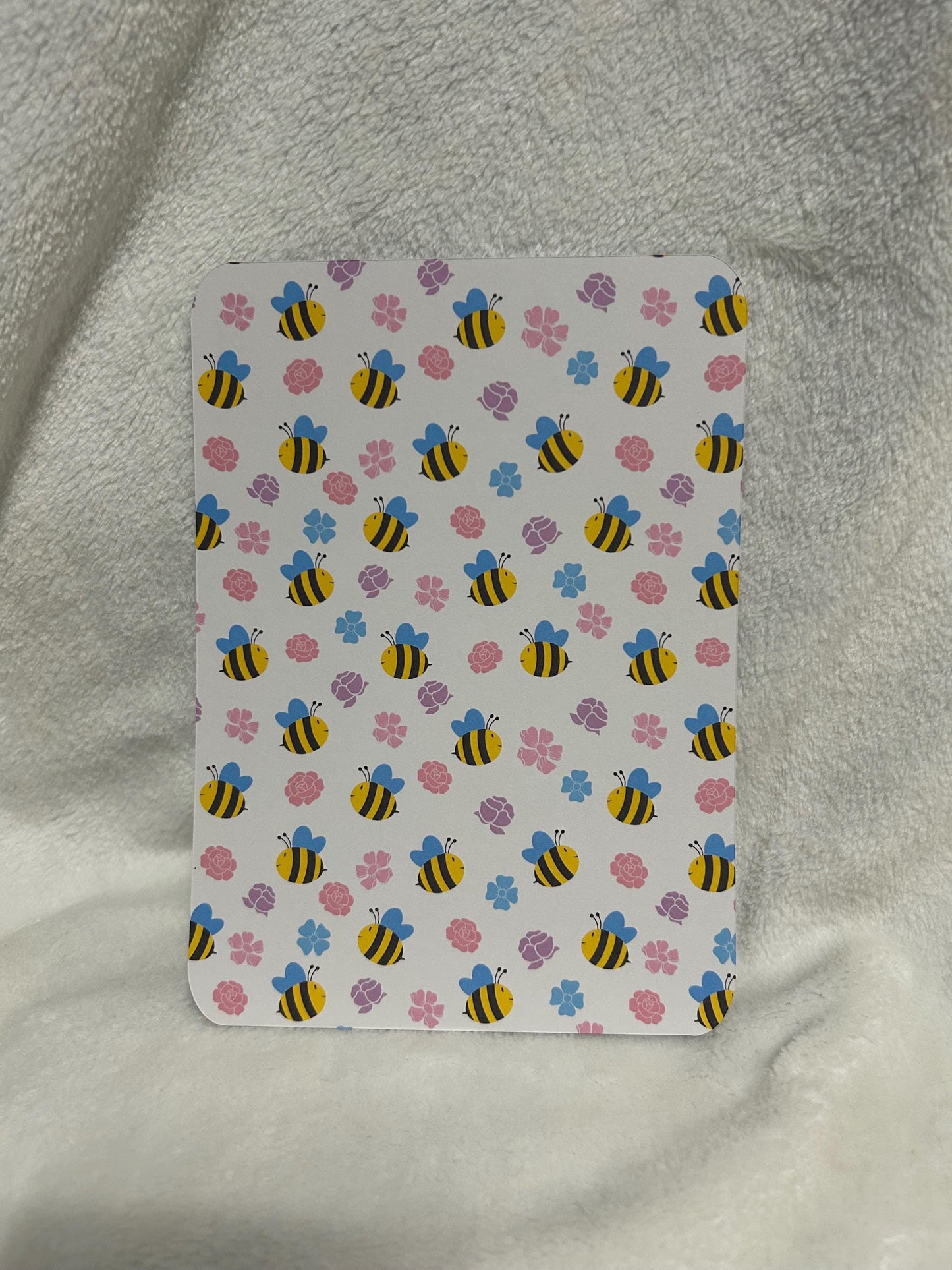 Bees in the flowers bookish kindle e reader insert for clear case, kindle accessory, kindle, paperwhite, oasis, scribe 10th 11th 12th gen