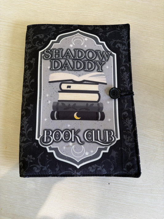 Shadow Daddy book club, Art by Krorroskos Designs bookish book sleeve book jacket